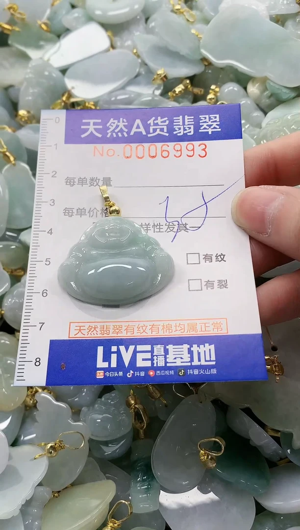 颈饰未镶嵌翡翠纯天然a货翡翠