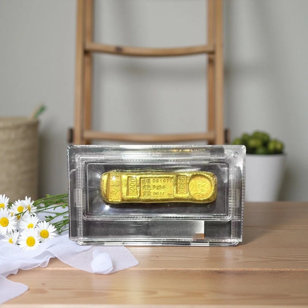 礼品包装 长条实心袁大头9999 亚克力礼品盒K1