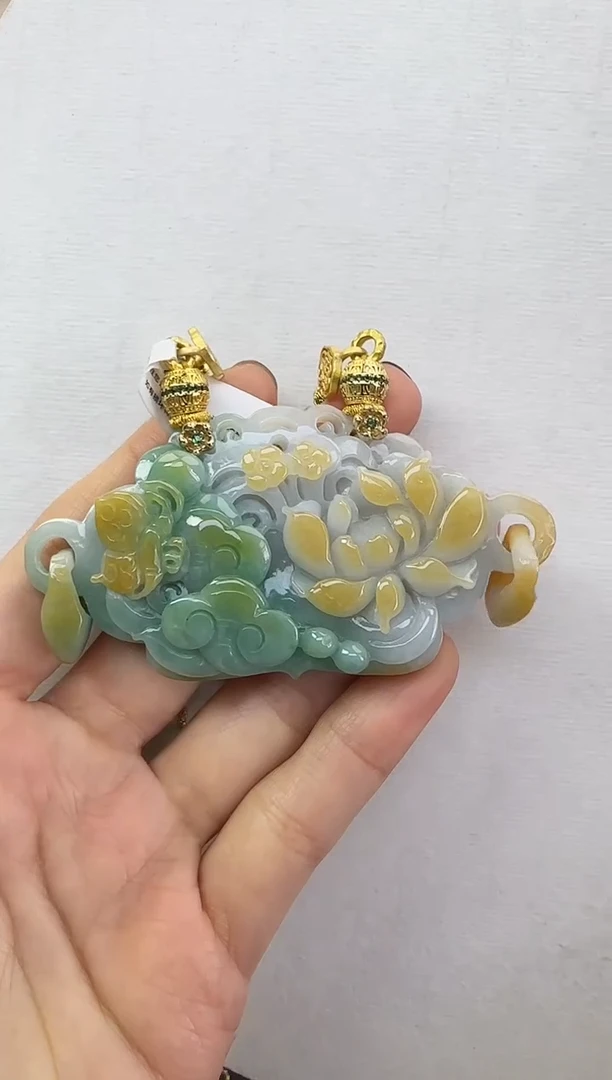 颈饰未镶嵌翡翠国风翡翠