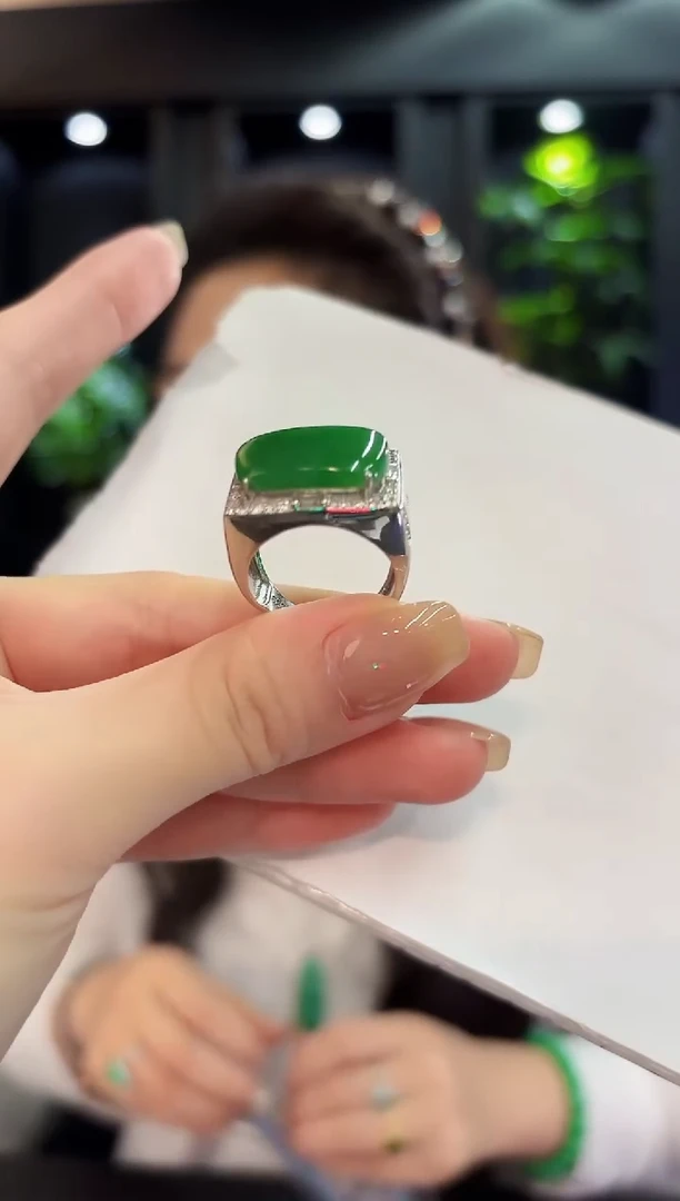 未镶嵌戒指翡翠 缅料A货/支持复检/一件