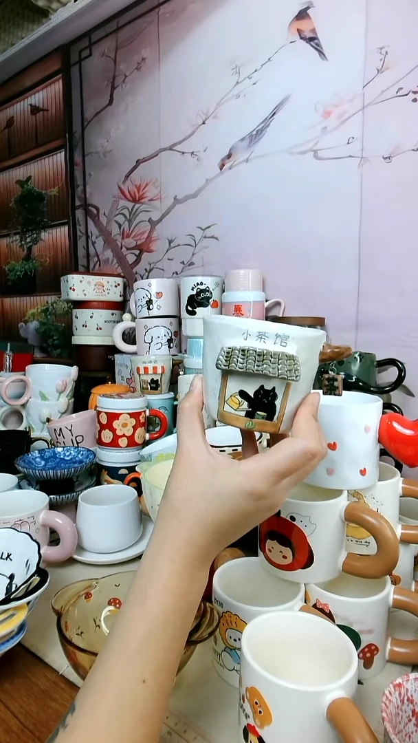 陶【孤品福利】小茶馆茶杯