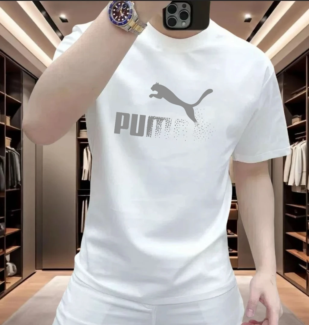 棉T印花T恤美式痞帅个性短袖夏季男款百搭圆领成熟短袖情侣同款