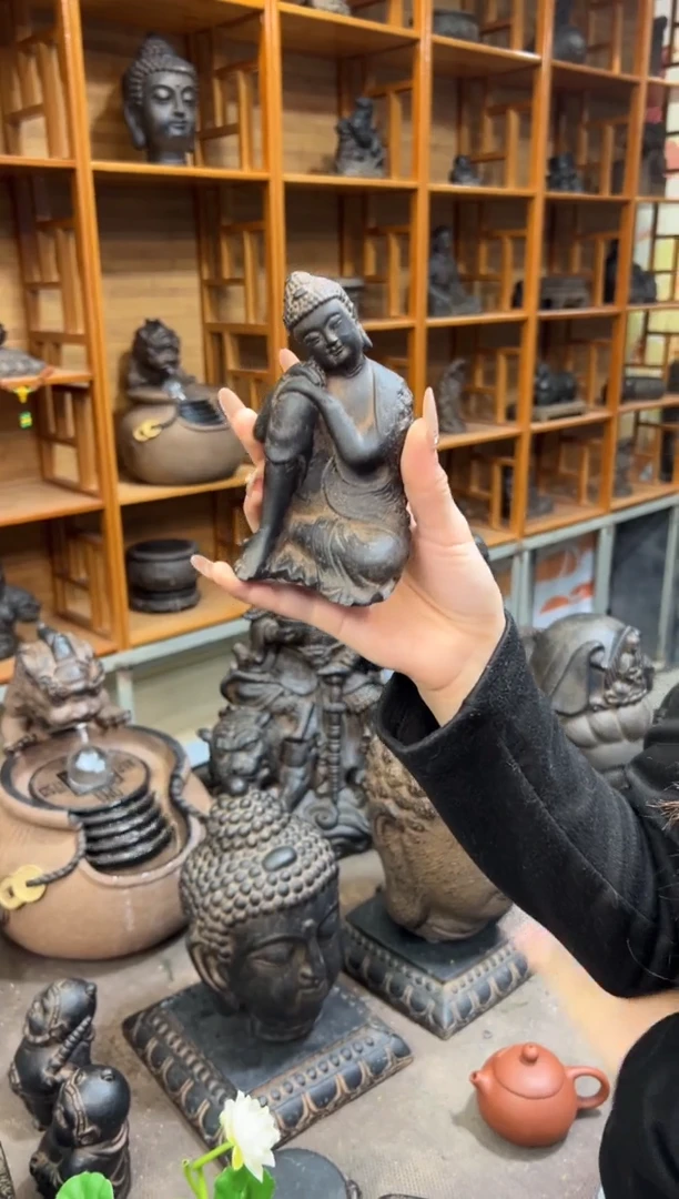 陶土【火山泥】睡佛