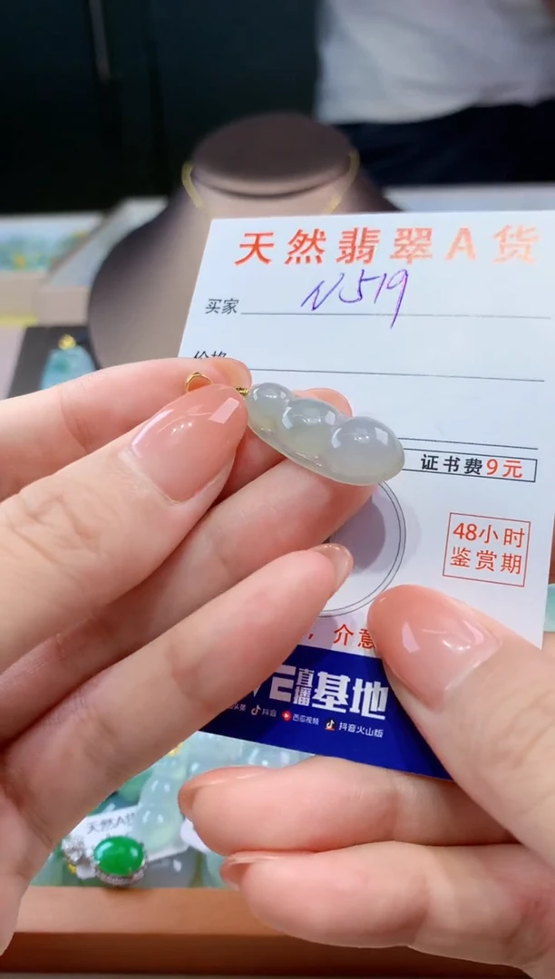 翡翠未镶嵌颈饰天然翡翠A货挂件