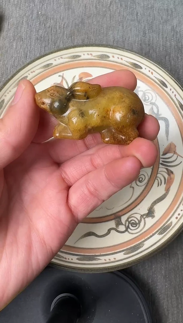 未镶嵌和田玉把件88888