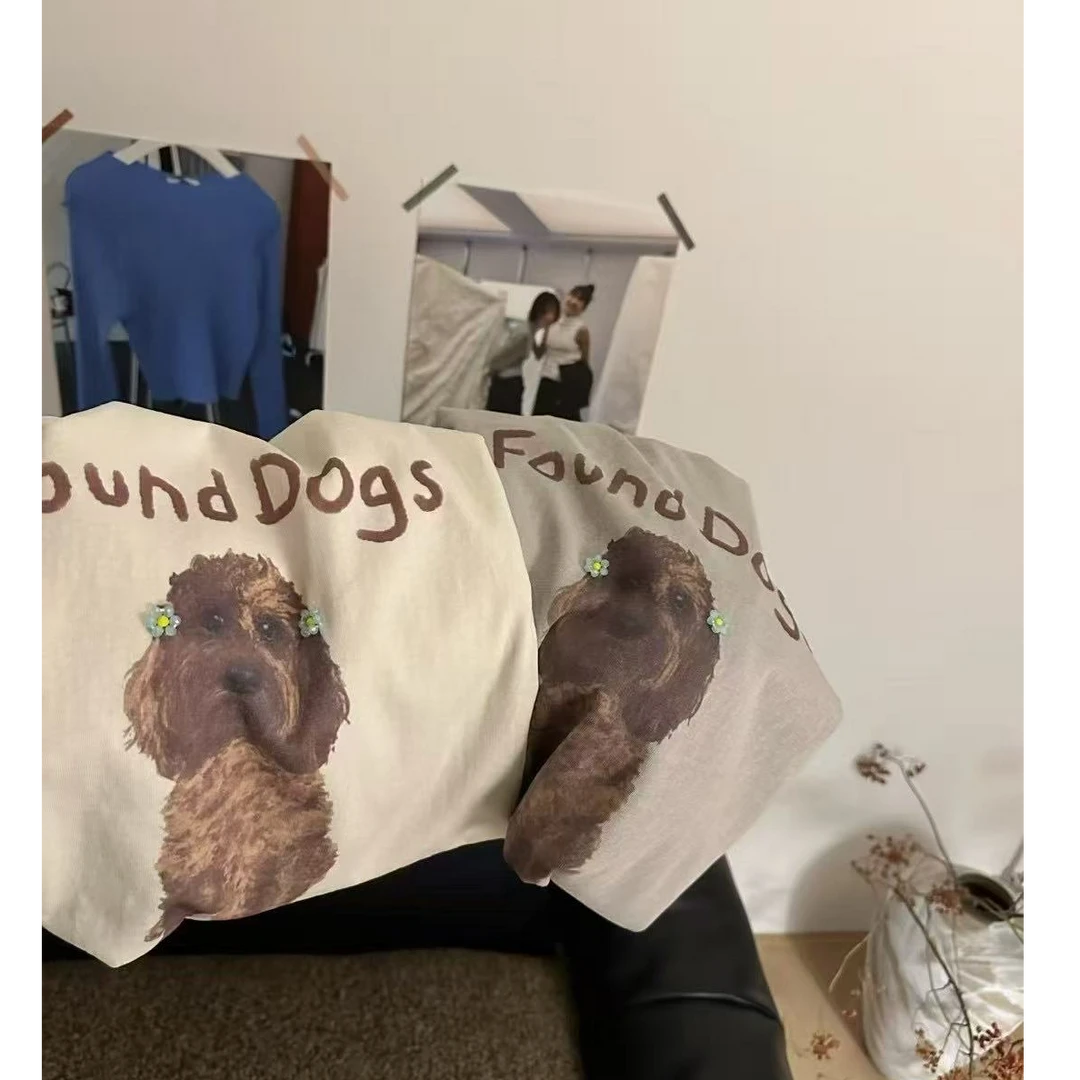 十三行白白-夏季新款手工钉珠印花T恤#9850