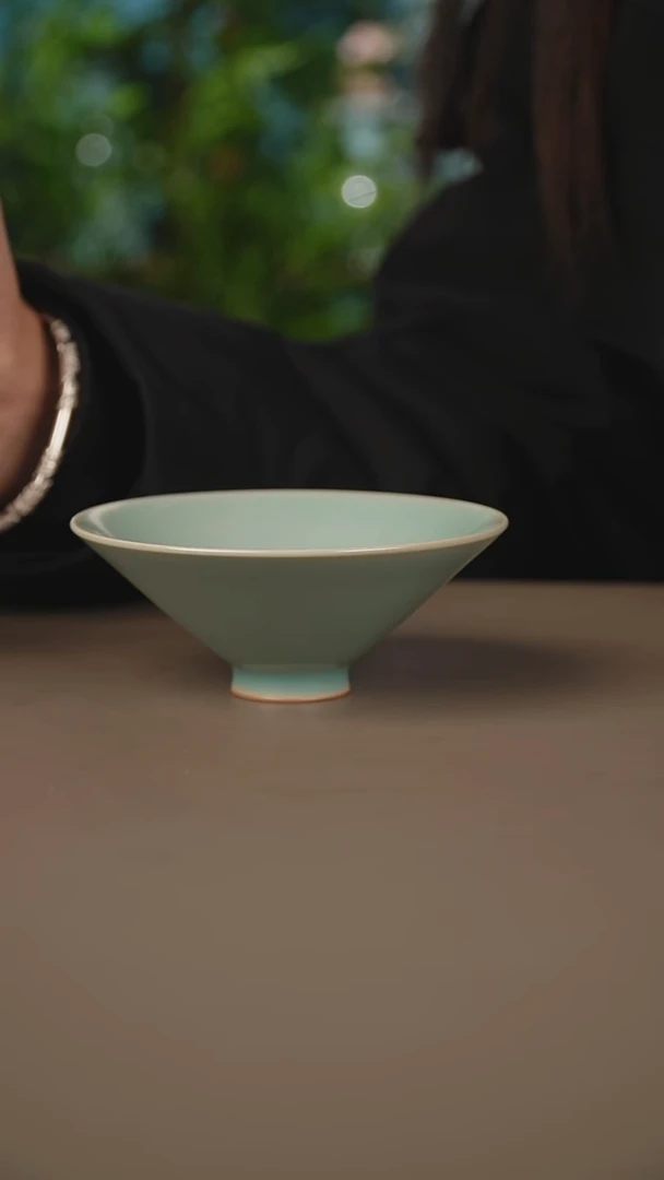 仿古斗笠杯微暇1