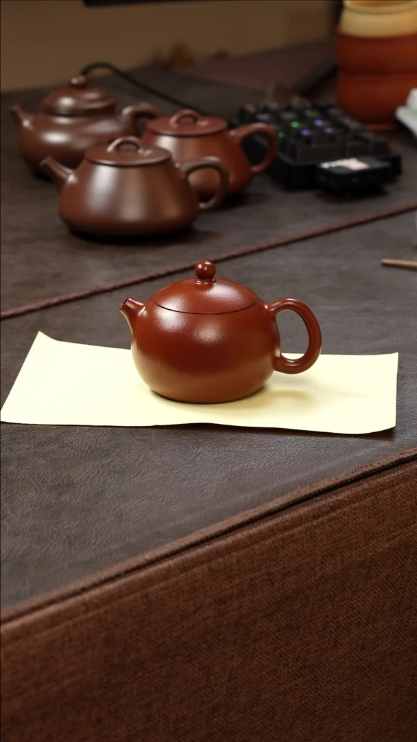 茶壶紫砂壶·15朱泥西施150cc