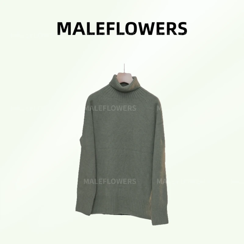 84D23东倪原创常规款宽松型毛针织衫套头半高领羊毛衫上衣打底衫