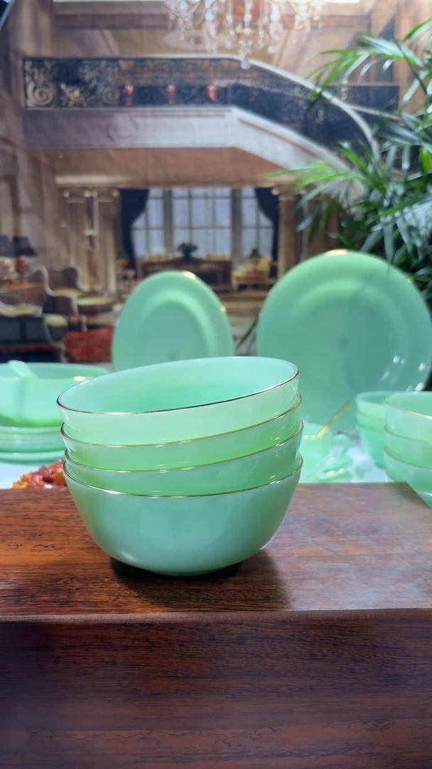 【闪购商品】....5.5英寸玉瓷碗4个口径13.8厘米