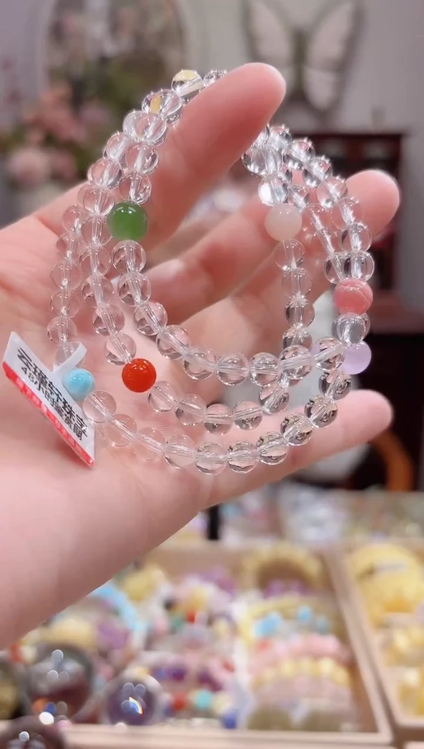 【闪购商品】水晶手串未镶嵌设计款珠串