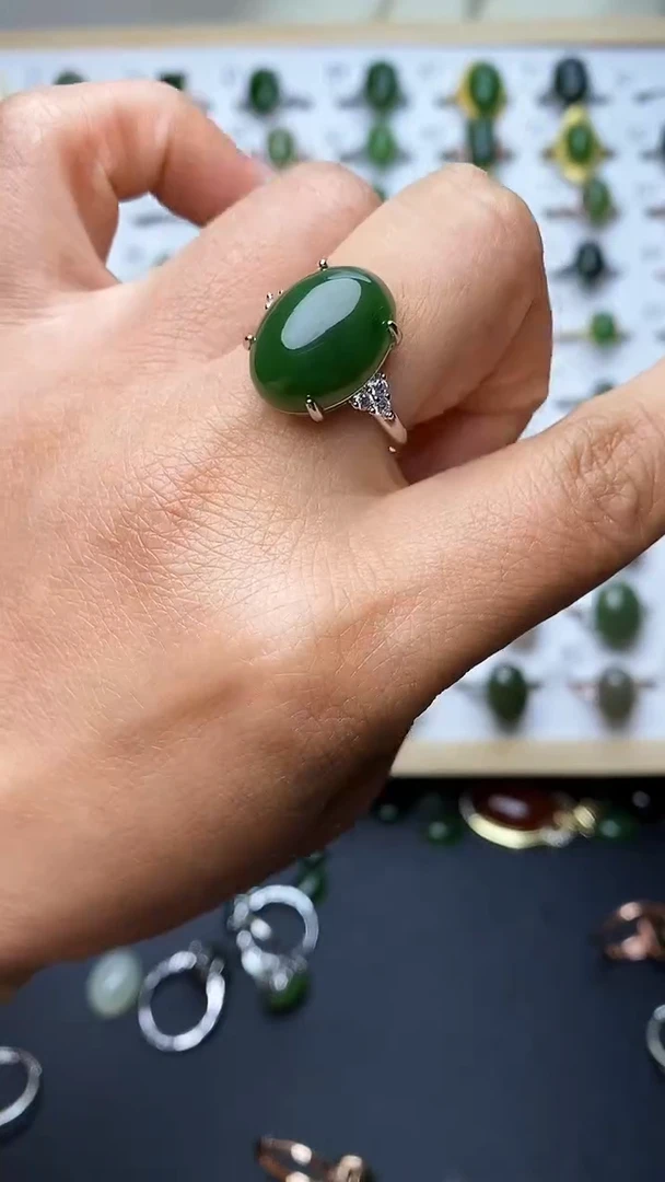 【闪购商品】和田玉戒指未镶嵌1