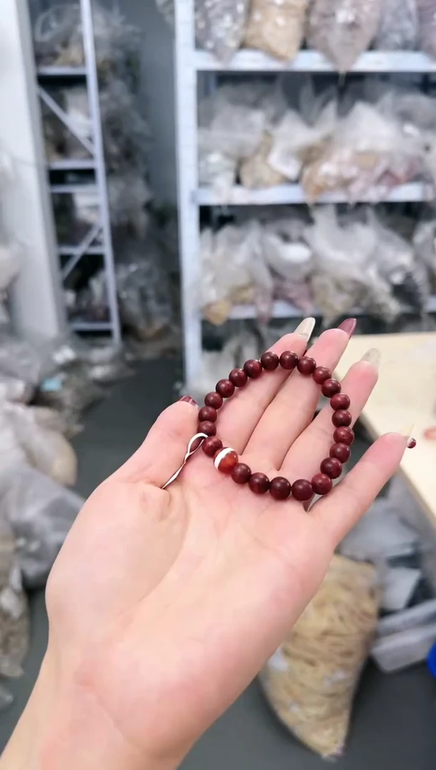 【闪购商品】染料紫檀（血檀）手串未镶嵌D-A557060