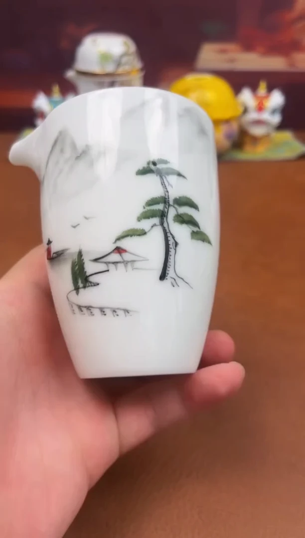 陶瓷茶具摆件旅行套组