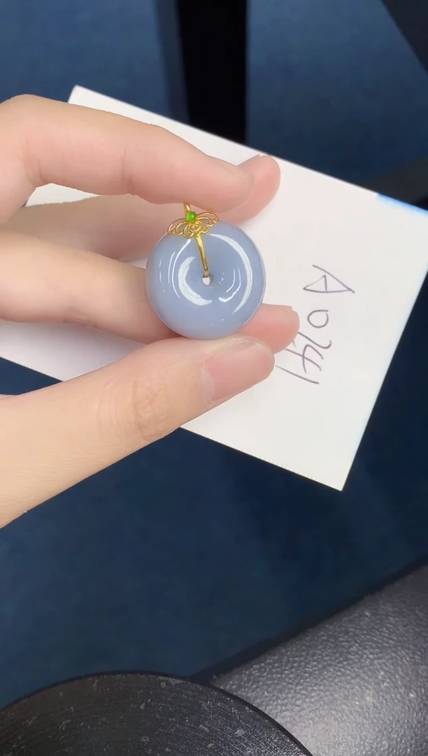 【闪购商品】翡翠颈饰18K金镶嵌000000000