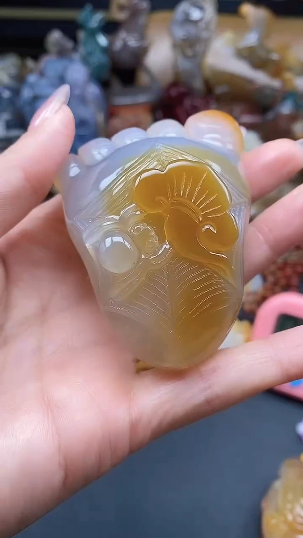 【闪购商品】玛瑙/玉髓颈饰未镶嵌dd