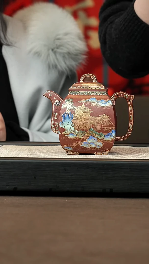 【闪购商品】紫砂茶壶【P012】岳阳楼500c