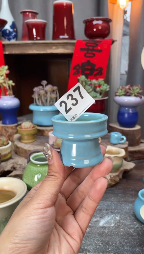 【闪购商品】摆件237知木小芳花盆