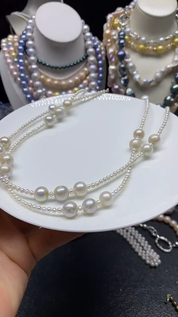 颈饰未镶嵌淡水珍珠多人