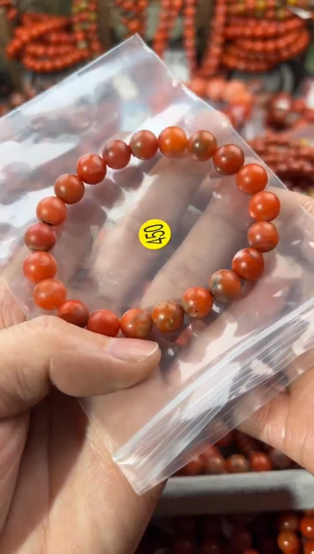 未镶嵌手串南红玛瑙9+