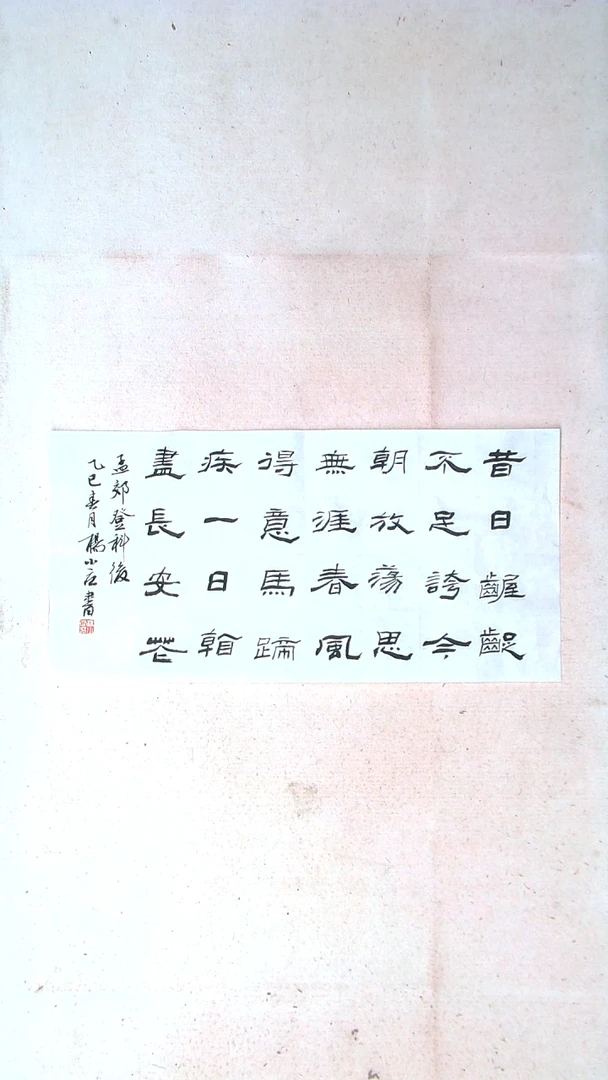 【闪购商品】书法杨小立河南南阳69*34两平尺多字