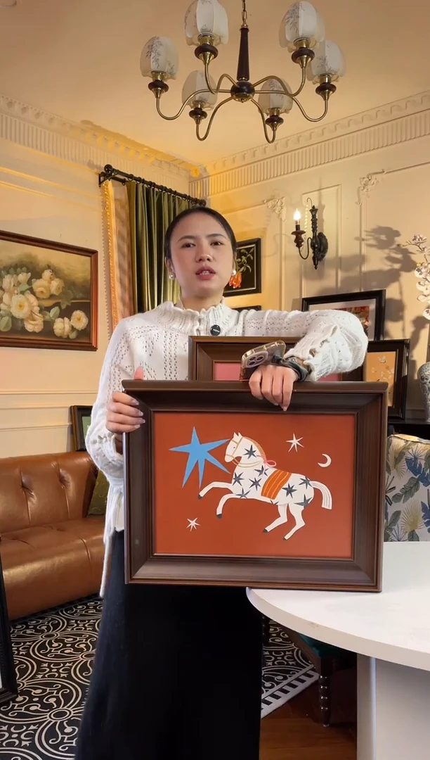 横款50*40含框尺寸小马