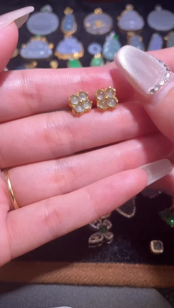 吊坠(不含链)银S925镶嵌翡翠天然a货