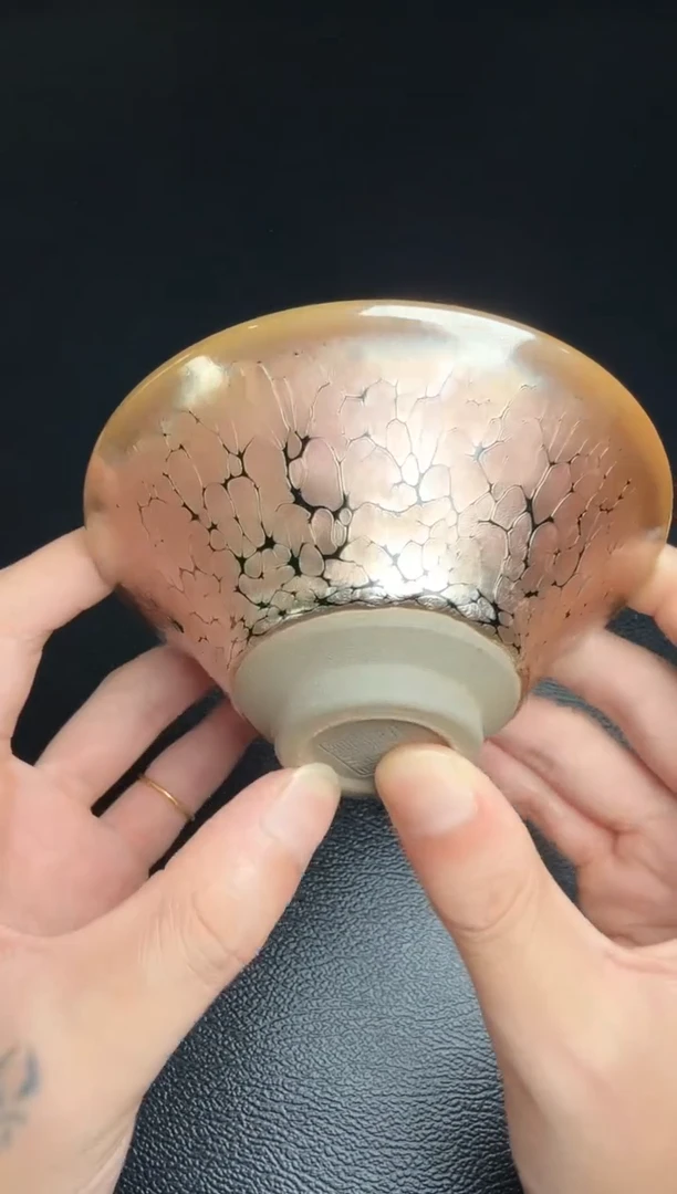 茶盏陈祥松姹紫嫣红90