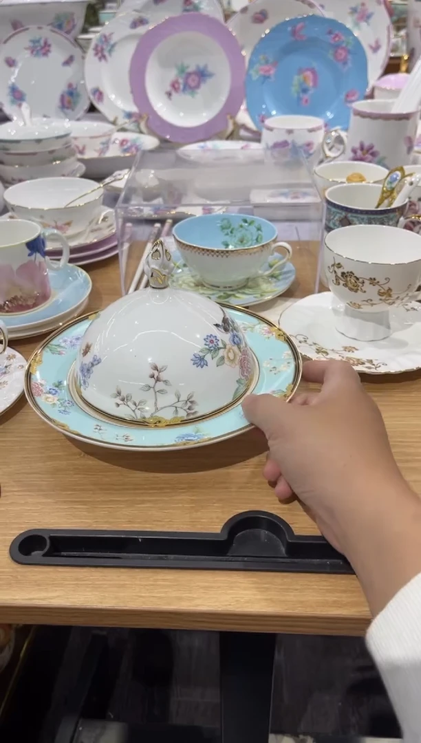 45%以上骨粉骨瓷8英寸盖盘