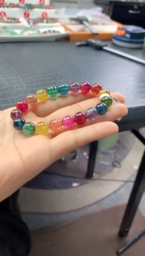 未镶嵌手串碧玺 多样性发一条