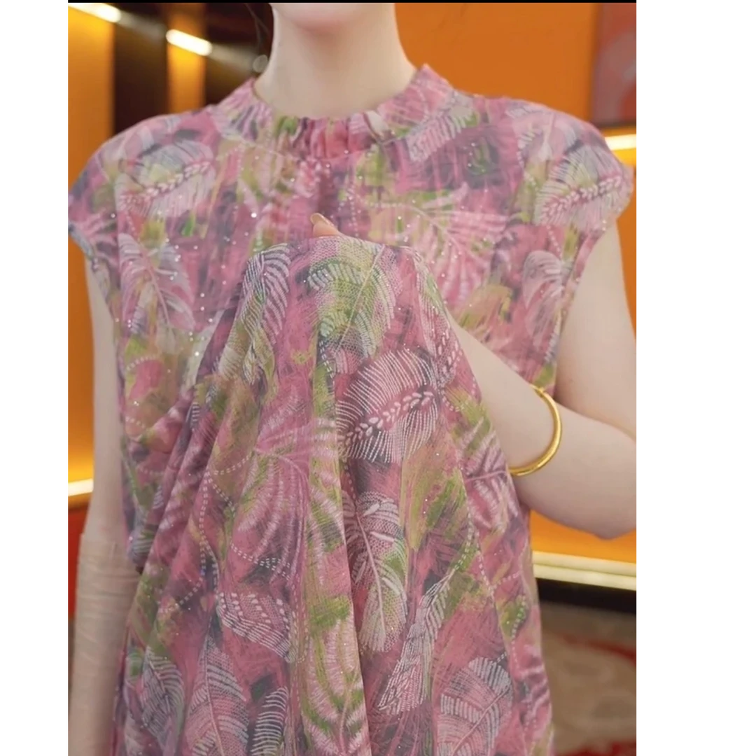 【送腰带】夏季新款设计师气质清凉透气遮肉连衣裙