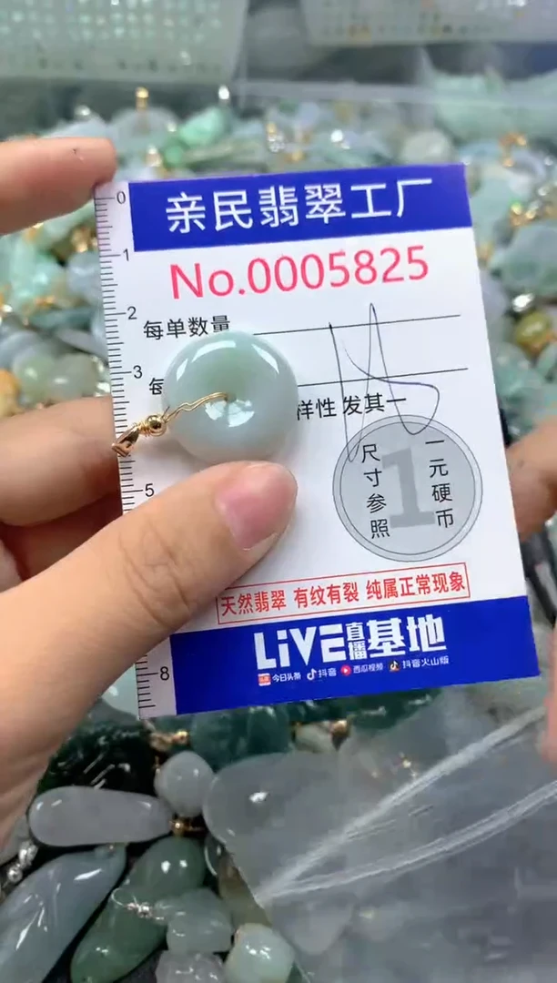 吊坠(不含链)未镶嵌翡翠5825