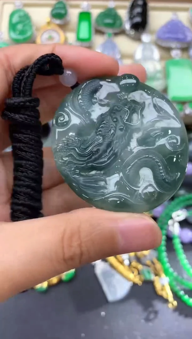 翡翠未镶嵌颈饰198-中国好珍宝