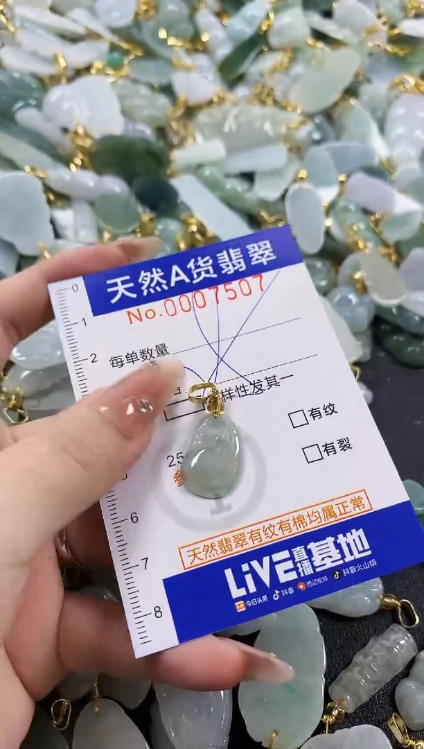 颈饰未镶嵌翡翠天然A货翡翠