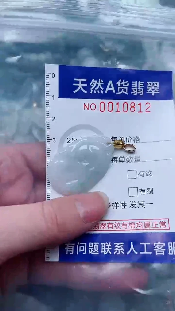 翡翠未镶嵌吊坠(不含链)1