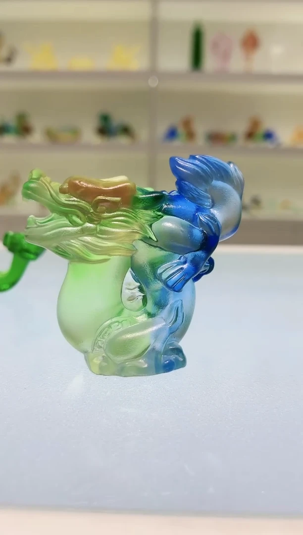 【闪购商品】茶宠古法琉璃生肖龙