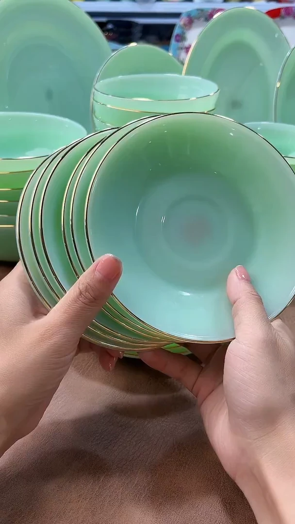 玉瓷6英寸骨碟6只餐具