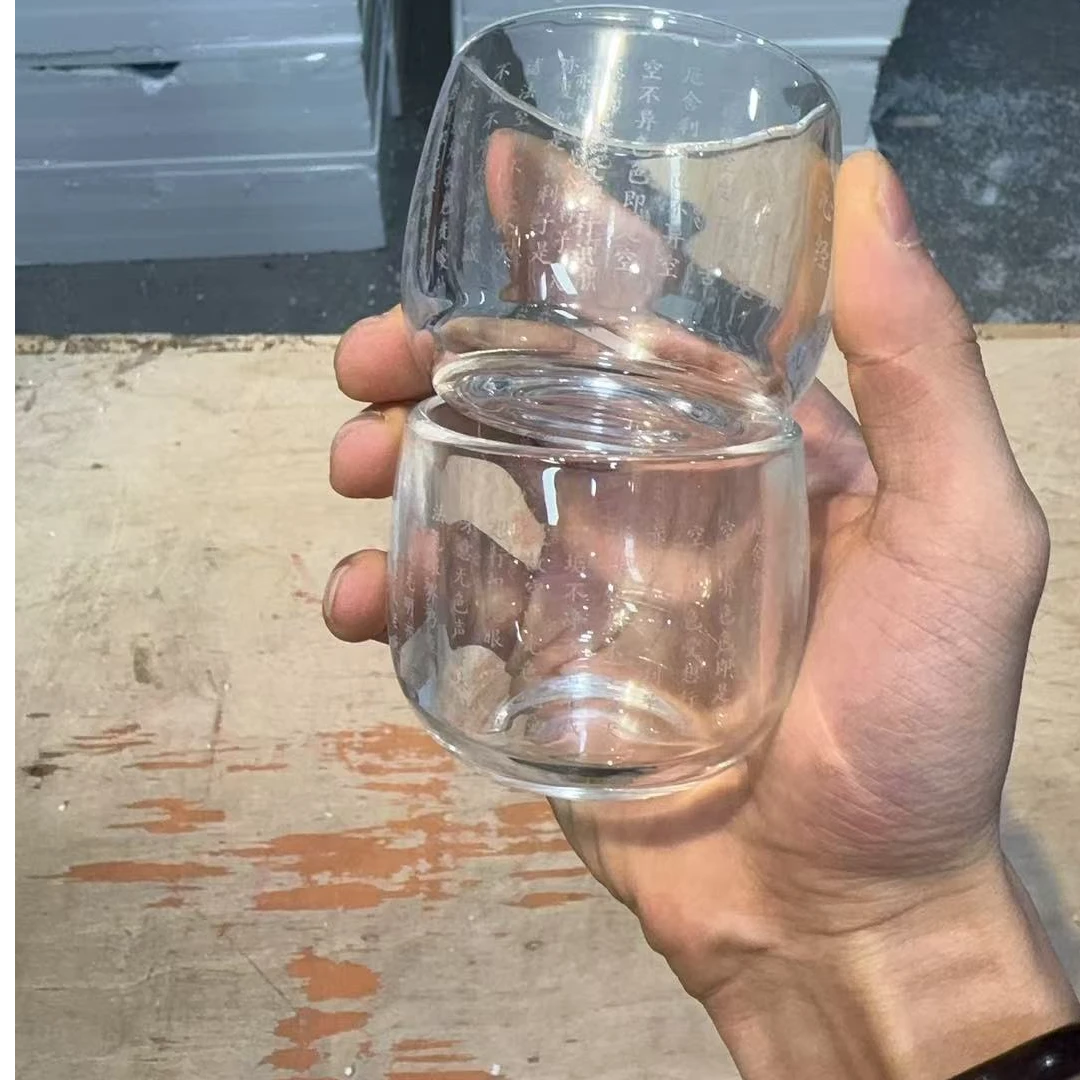 【闪购商品】心经琉璃对杯主人茶杯