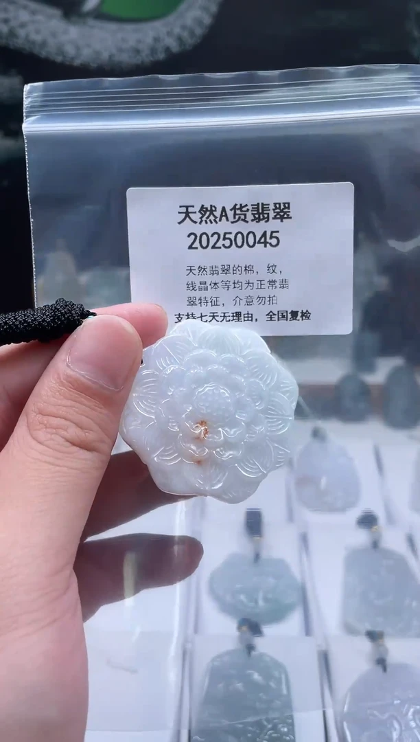 翡翠未镶嵌颈饰瑶宇珠宝07030045