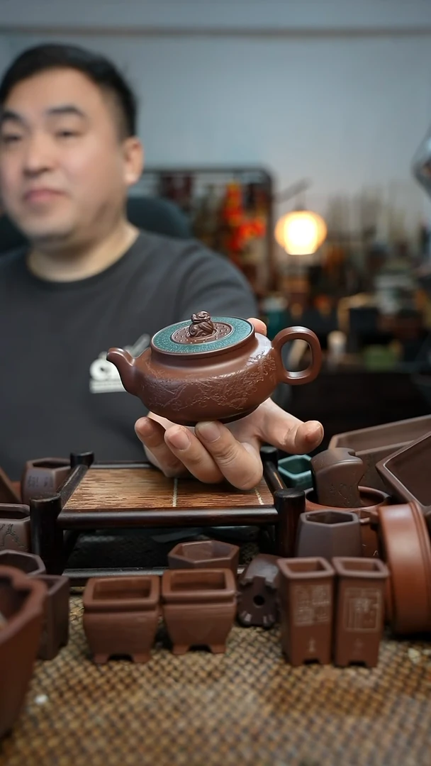 紫砂花盆Z***A長木軒精品紫砂