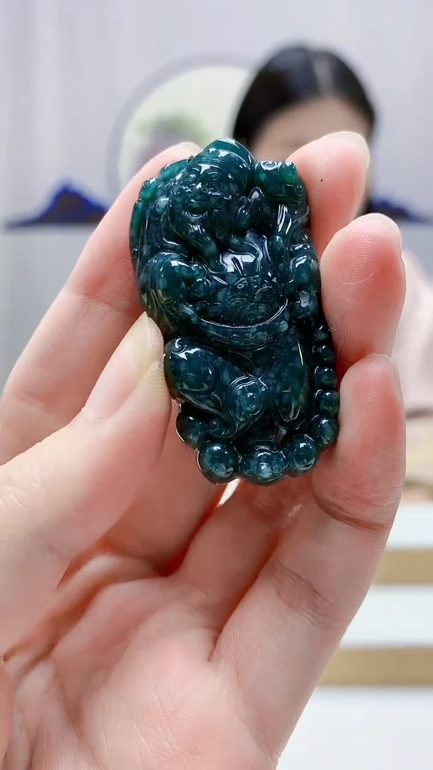 颈饰未镶嵌翡翠4812zm-JJ挂件3