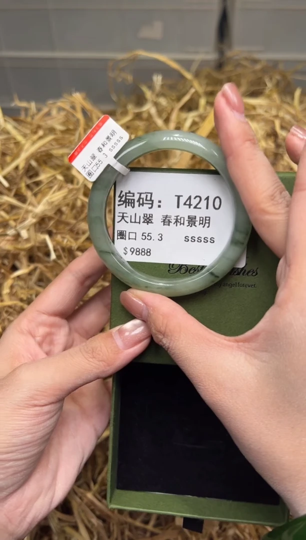 未镶嵌手镯石英质玉T4210