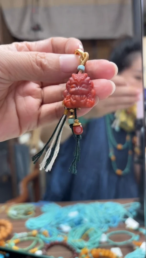 南红玛瑙未镶嵌颈饰多样性发一件设计款