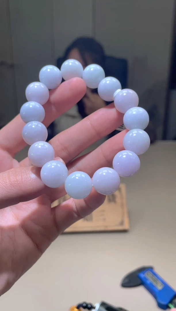 未镶嵌定制翡翠珠串 拍一发一