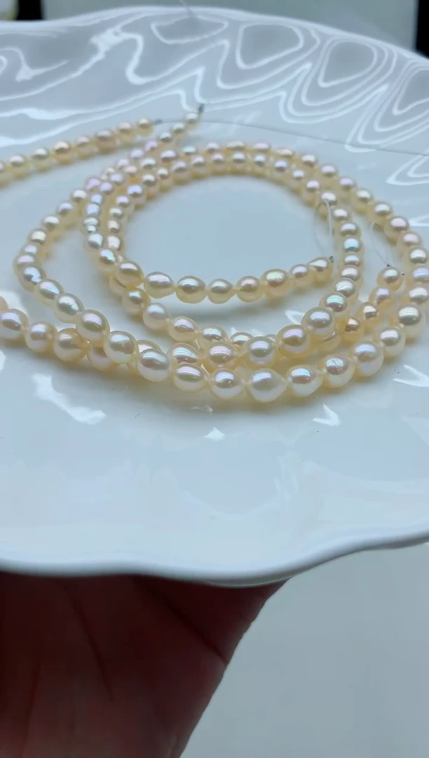 淡水珍珠未镶嵌颈饰淡水珍珠项链不做没有扣头