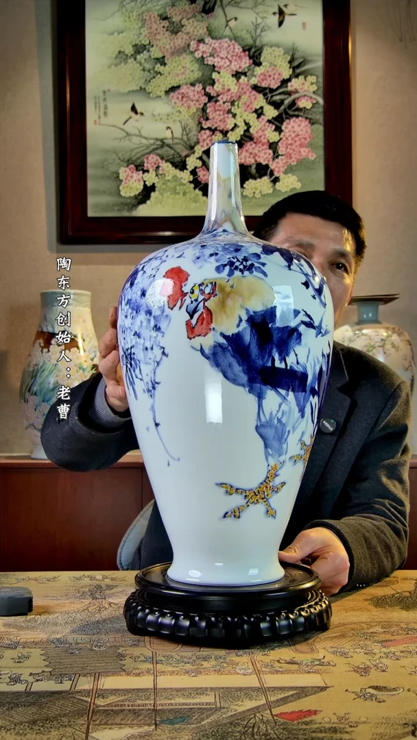 【闪购商品】其他景德镇陶东方陶瓷艺术作品花瓶瓷板画摆件