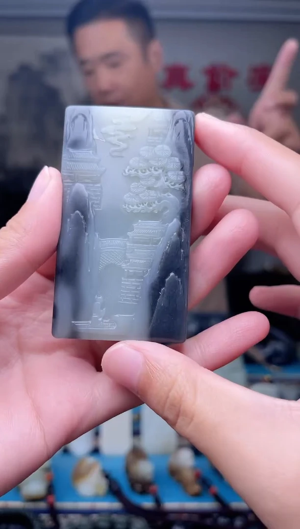 和田玉未镶嵌挂件1