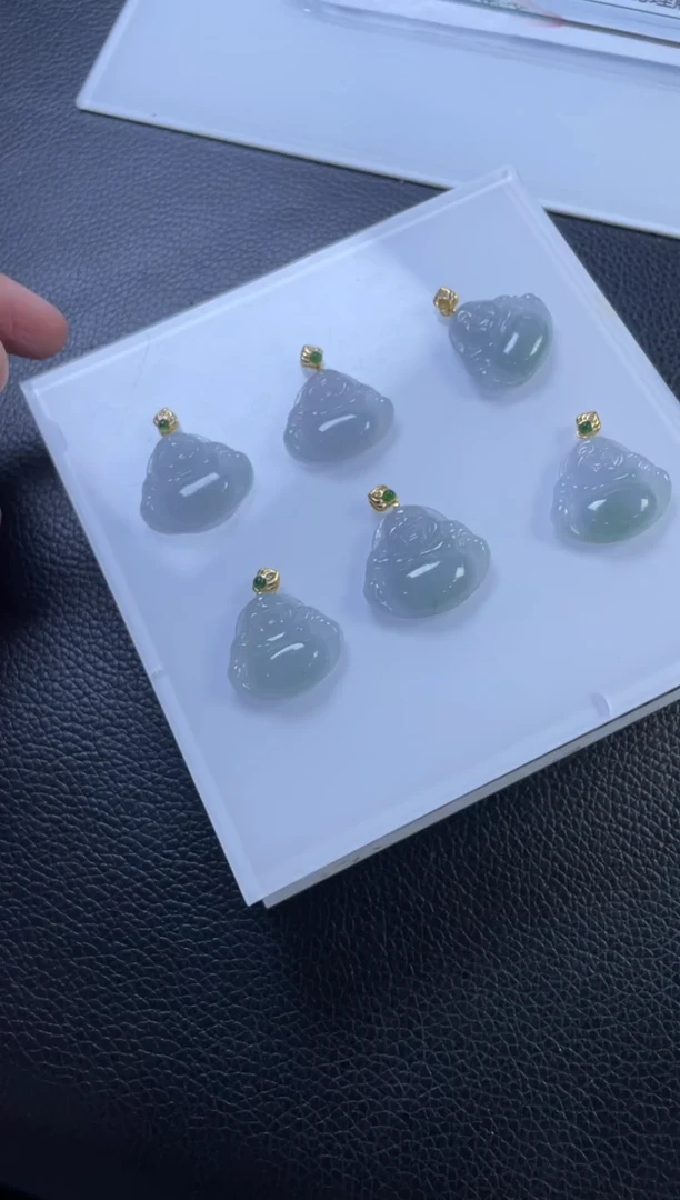 【闪购商品】翡翠挂件银S925镶嵌多样性发一件H5