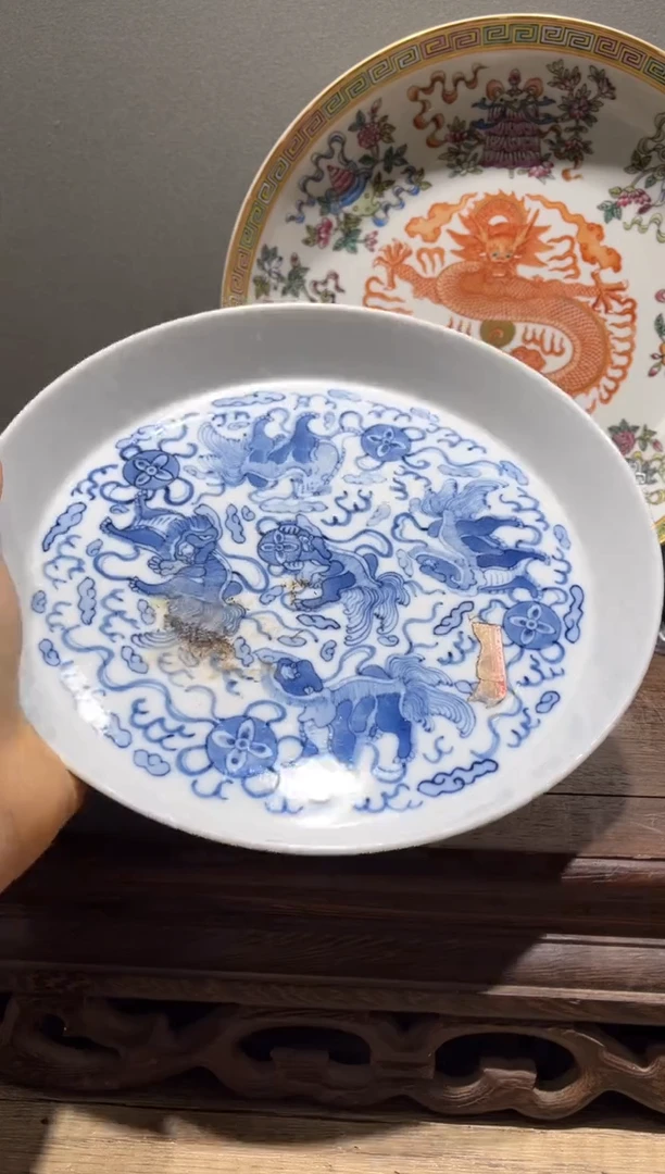 瓷片啦**啦A870 瓷器小摆件小摆件