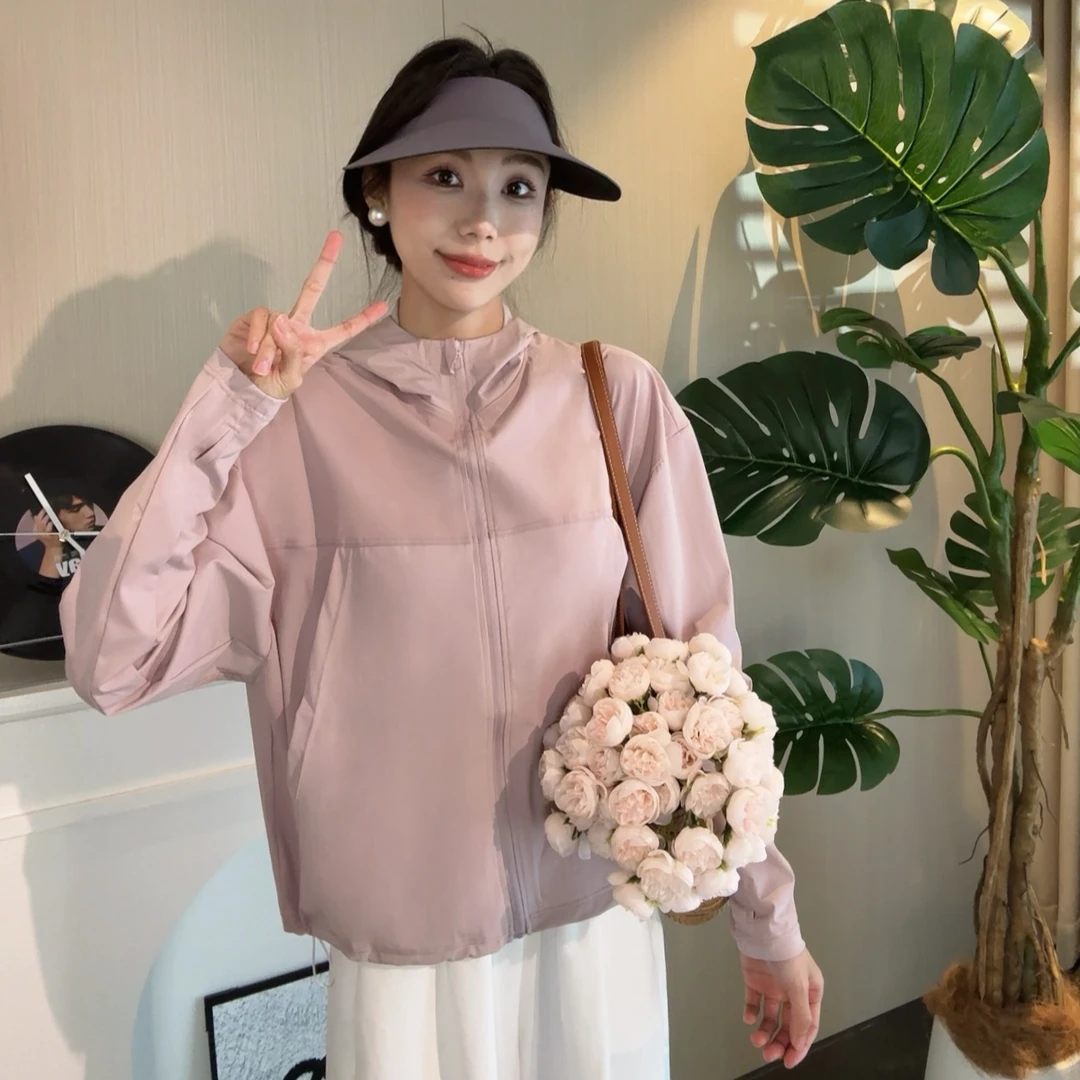 【琳琳专属】夏季透气轻薄运动户外防紫外线原纱防晒衣女外穿外套夏